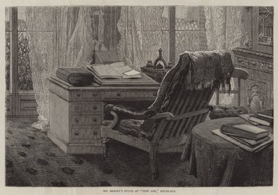 Le bureau de M. Bright à One Ash, Rochdale - Charles J. Staniland
